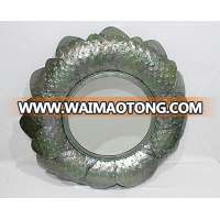 Metal Flower Mirror, Wall mirror wholesale / large size Metal mirror frames