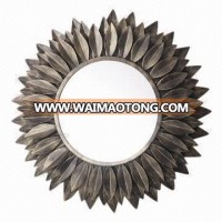 Metal round shape decorative Wall Mirror for Home Decorations