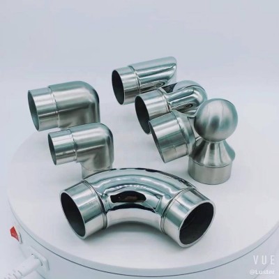 Pipe Connector/elbow/end Cap Stainless Steel Handrail Accessories