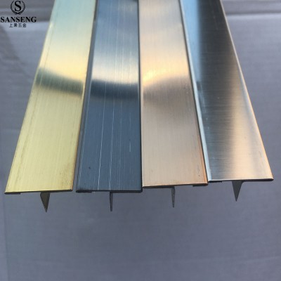 Foshan stainless steel tile trim  metal strip metal transition