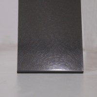 Wall Cladding Vibration Black Stainless Steel Decorative  Sheet