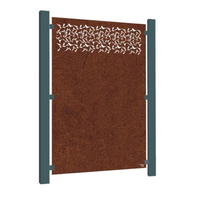 Cheap outdoor garden corten steel partition screen panel