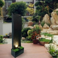 Garden Design Home Outdoor Water Feature Waterfall Wall